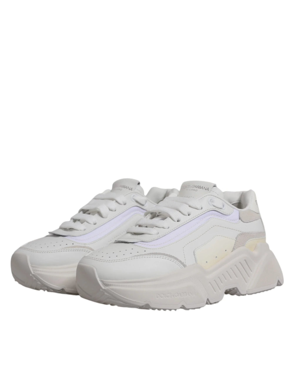 Dolce & Gabbana White Daymaster Low Top Sneakers Shoes - Sneakers