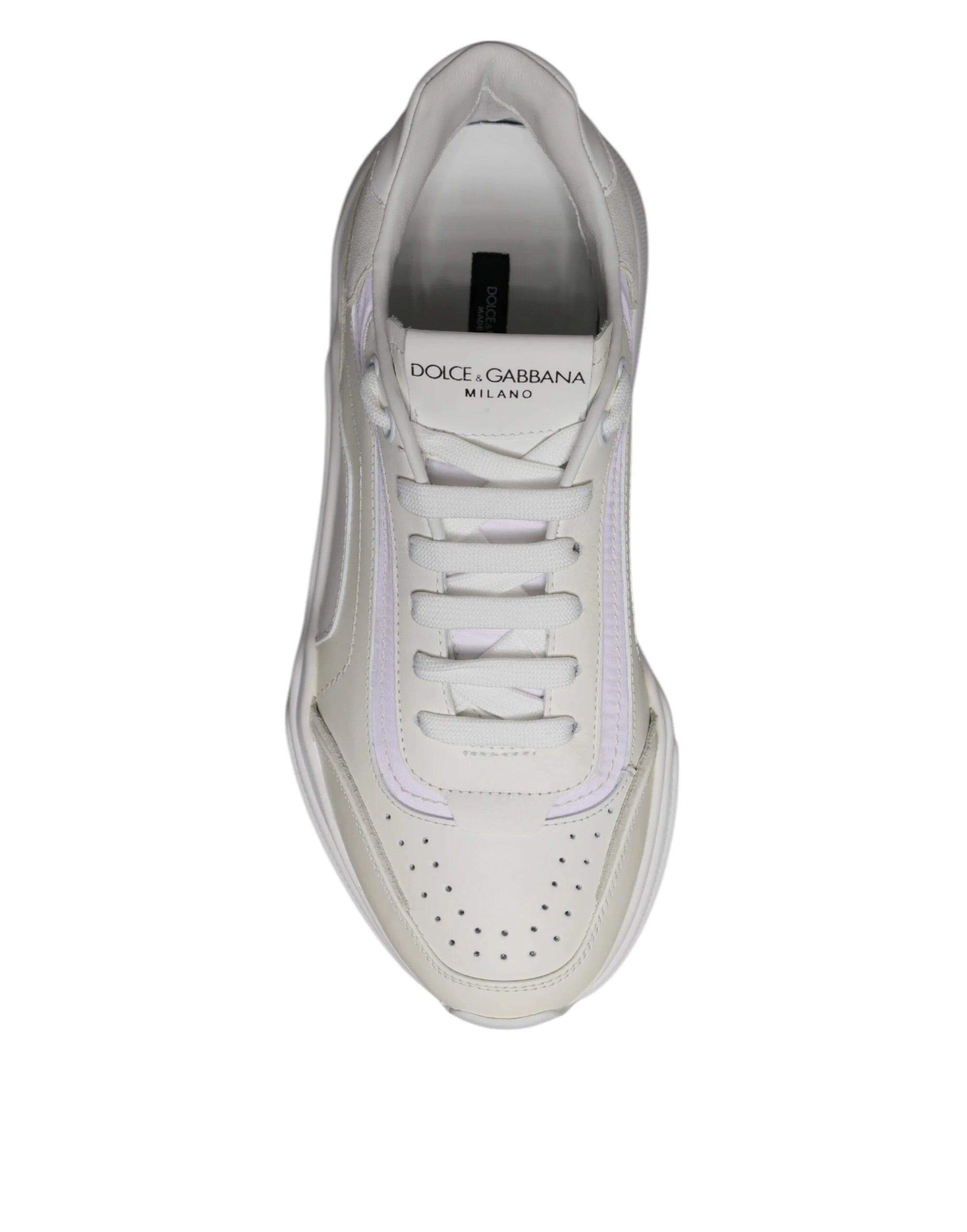 Dolce & Gabbana White Daymaster Low Top Sneakers Shoes - EU40/US7 - Sneakers
