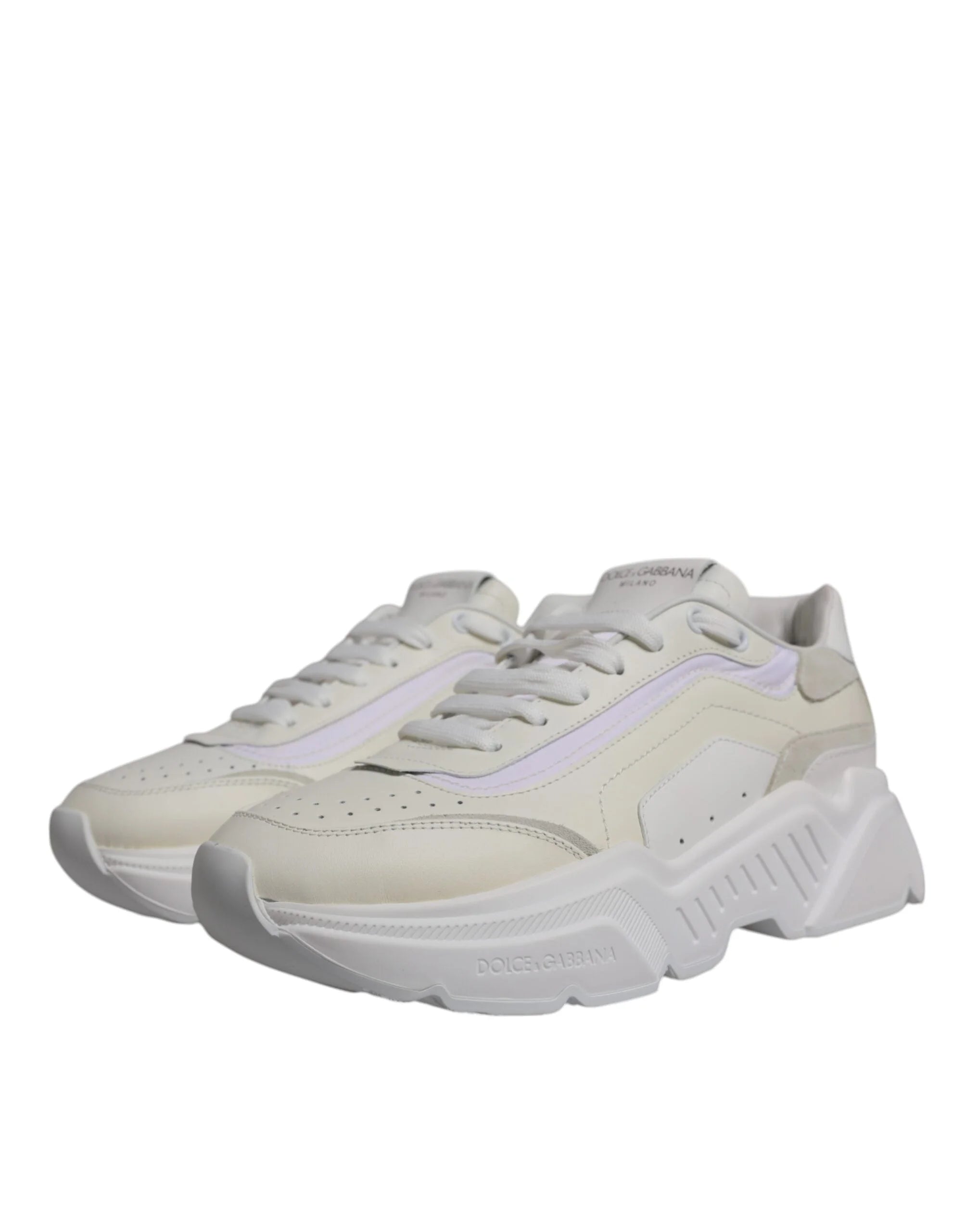 Dolce & Gabbana White Daymaster Low Top Sneakers Shoes - EU40/US7 - Sneakers
