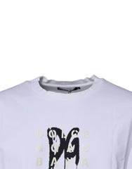 Dolce & Gabbana White DG Logo Cotton Crew Neck T-shirt - IT50 | L - T-Shirts