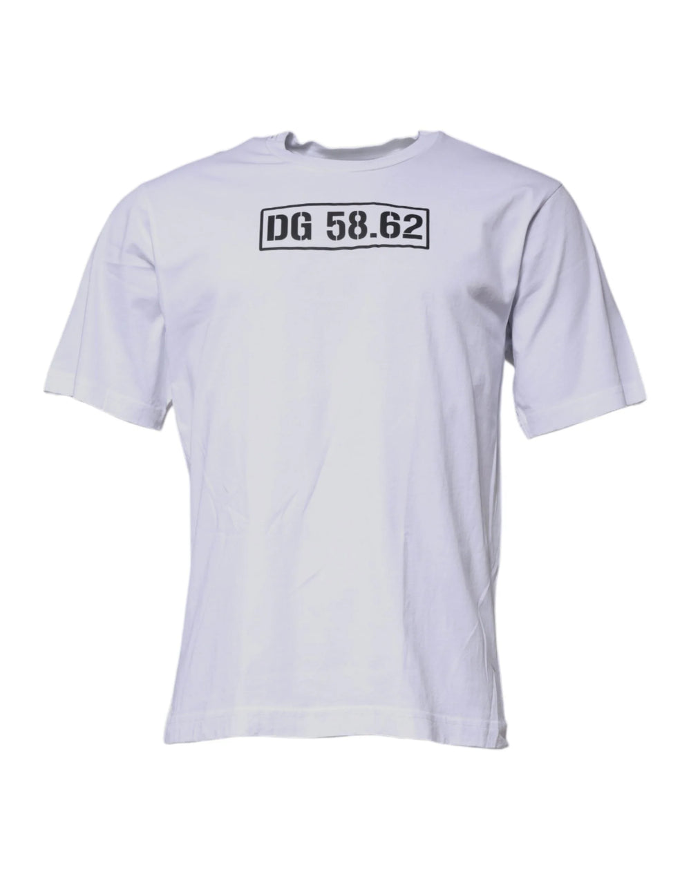 Dolce & Gabbana White DG Logo Cotton Crew Neck T-shirt - T-Shirts