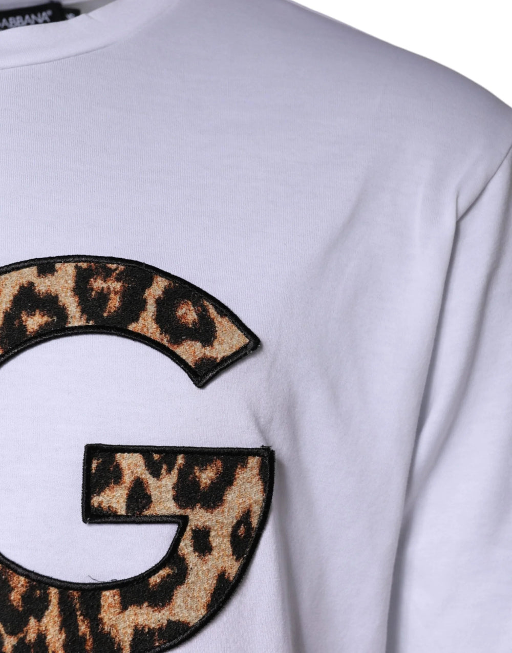 Dolce & Gabbana White DG Logo Cotton Shorts Sleeves T-shirt - IT52 | XL - T-Shirts