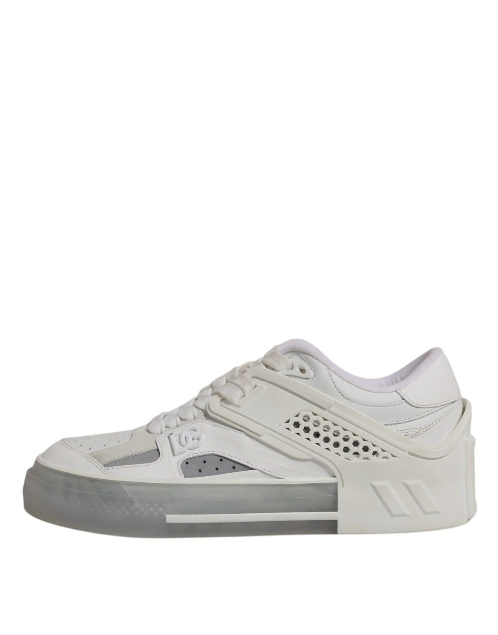 Dolce & Gabbana White DG Logo CUSTOM 2.Zero Sneakers Shoes - EU39/US6