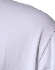 Dolce & Gabbana White DG Milano Cotton Crew Neck T-shirt - IT52 | XL - T-Shirts