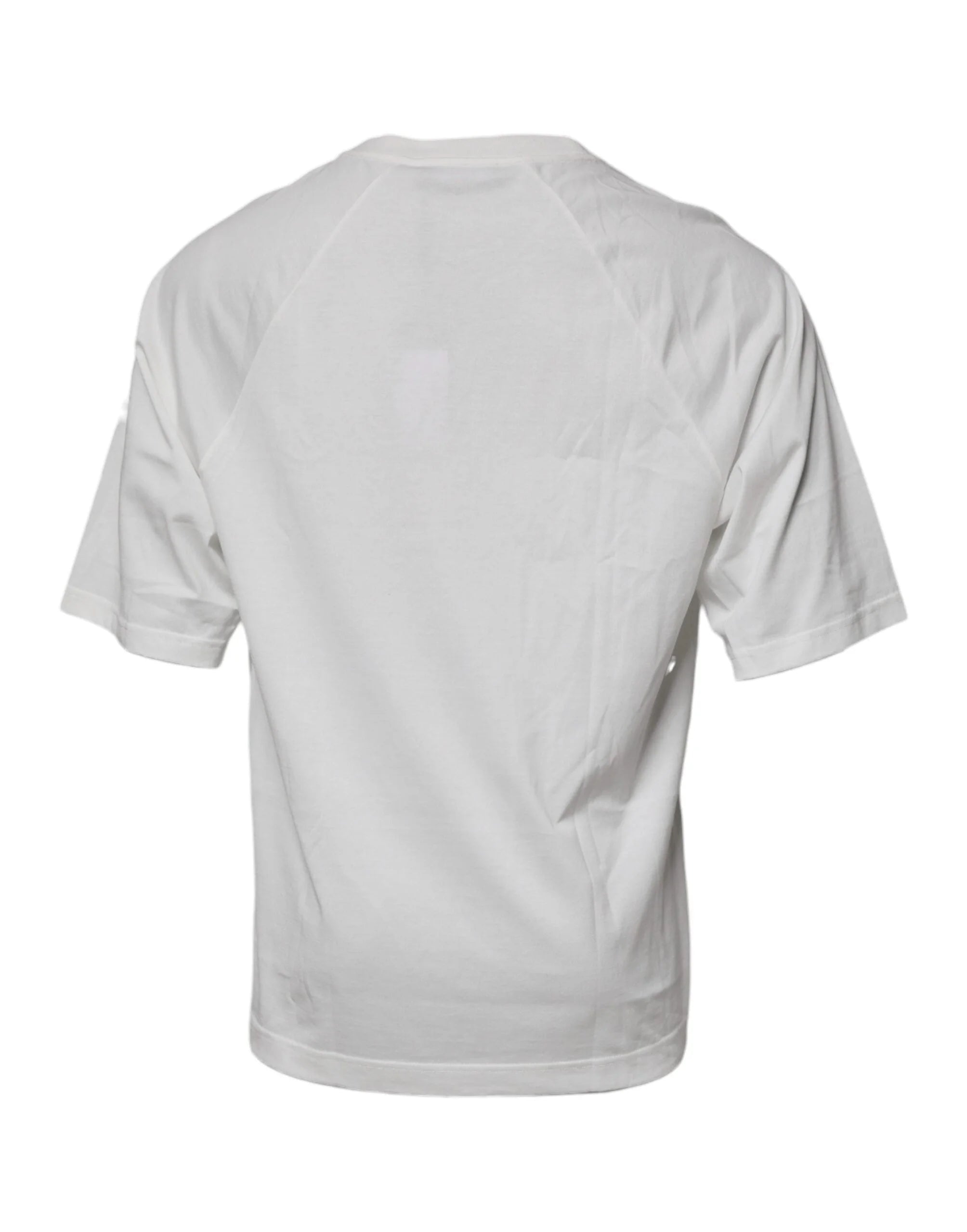 Dolce & Gabbana White DG Sport Crew Neck Short Sleeve T-shirt - IT50 | L - T-Shirts