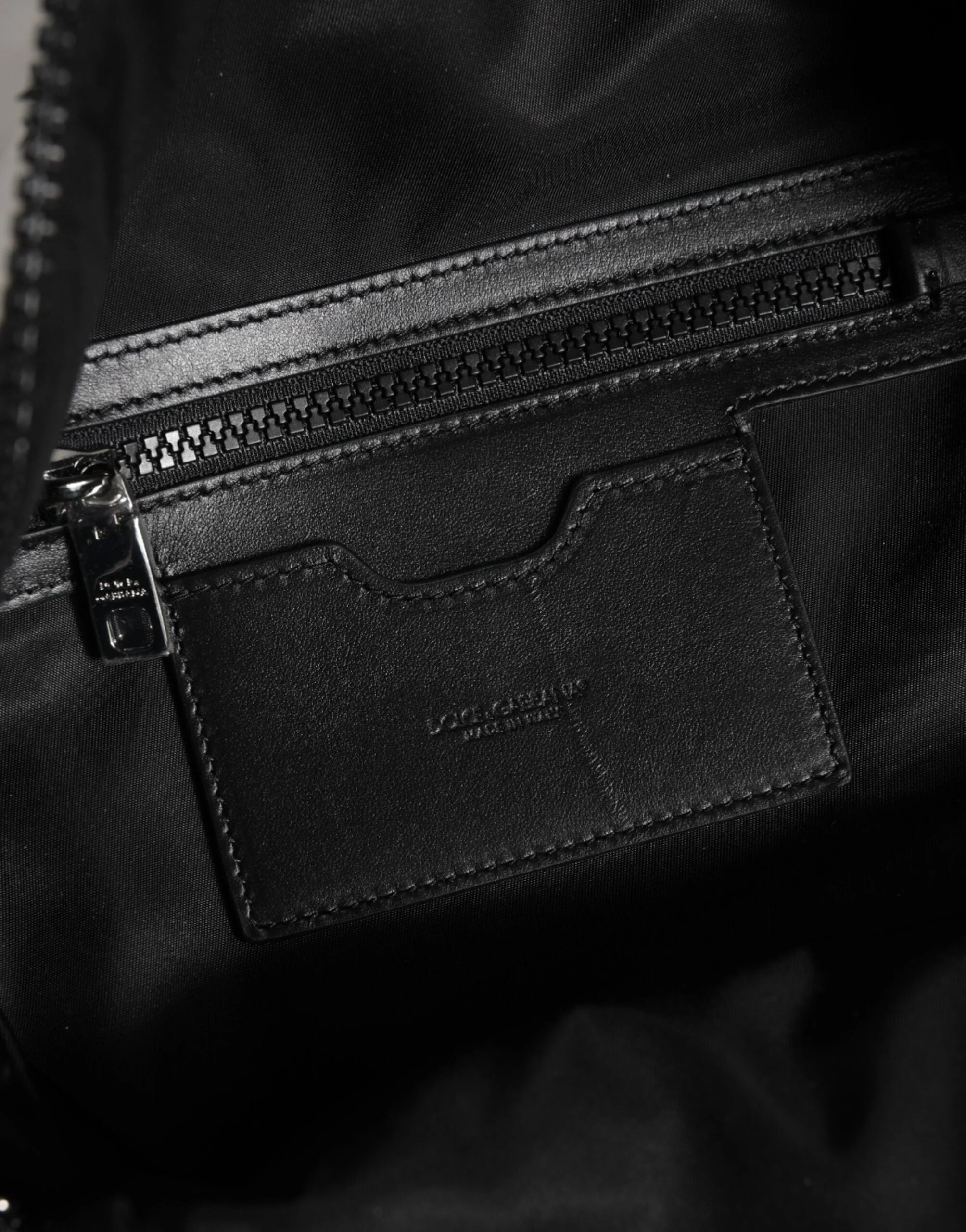 Dolce & Gabbana White DG Stars Print Nylon Travel Backpack Bag - Backpacks