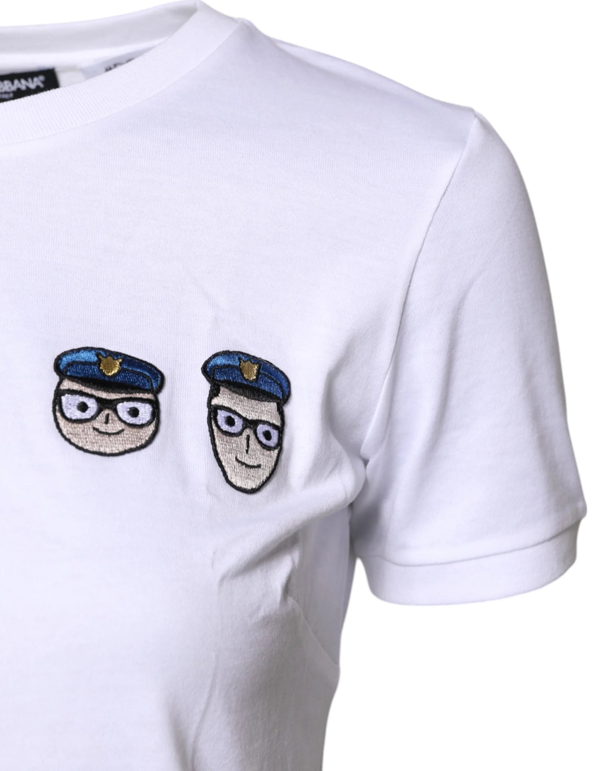 Dolce & Gabbana White #DGFamily Cotton Crew Neck T-shirt - T-Shirts