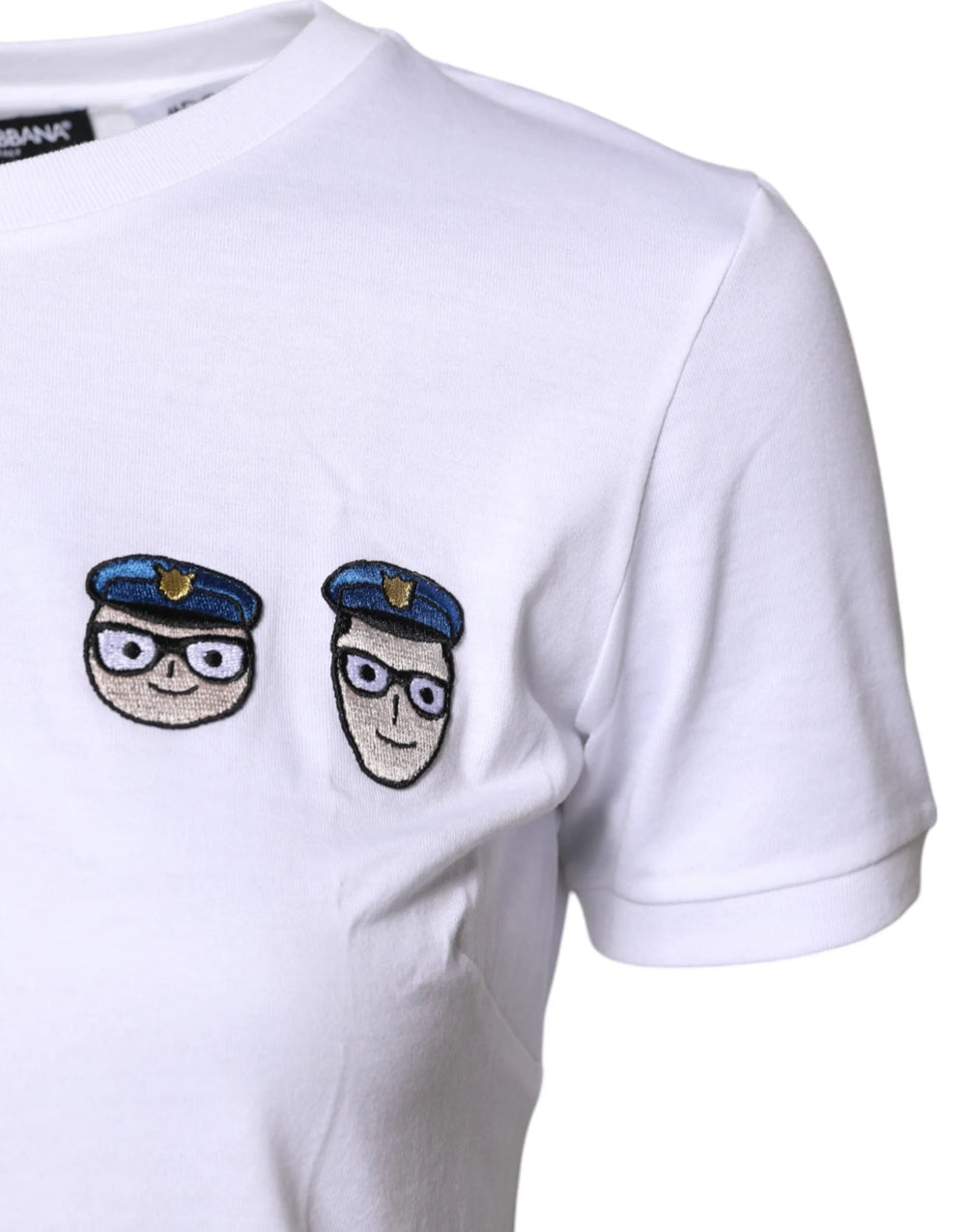 Dolce & Gabbana White #DGFamily Cotton Crew Neck T-shirt - T-Shirts