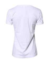 Dolce & Gabbana White #DGFamily Cotton Crew Neck T-shirt - T-Shirts