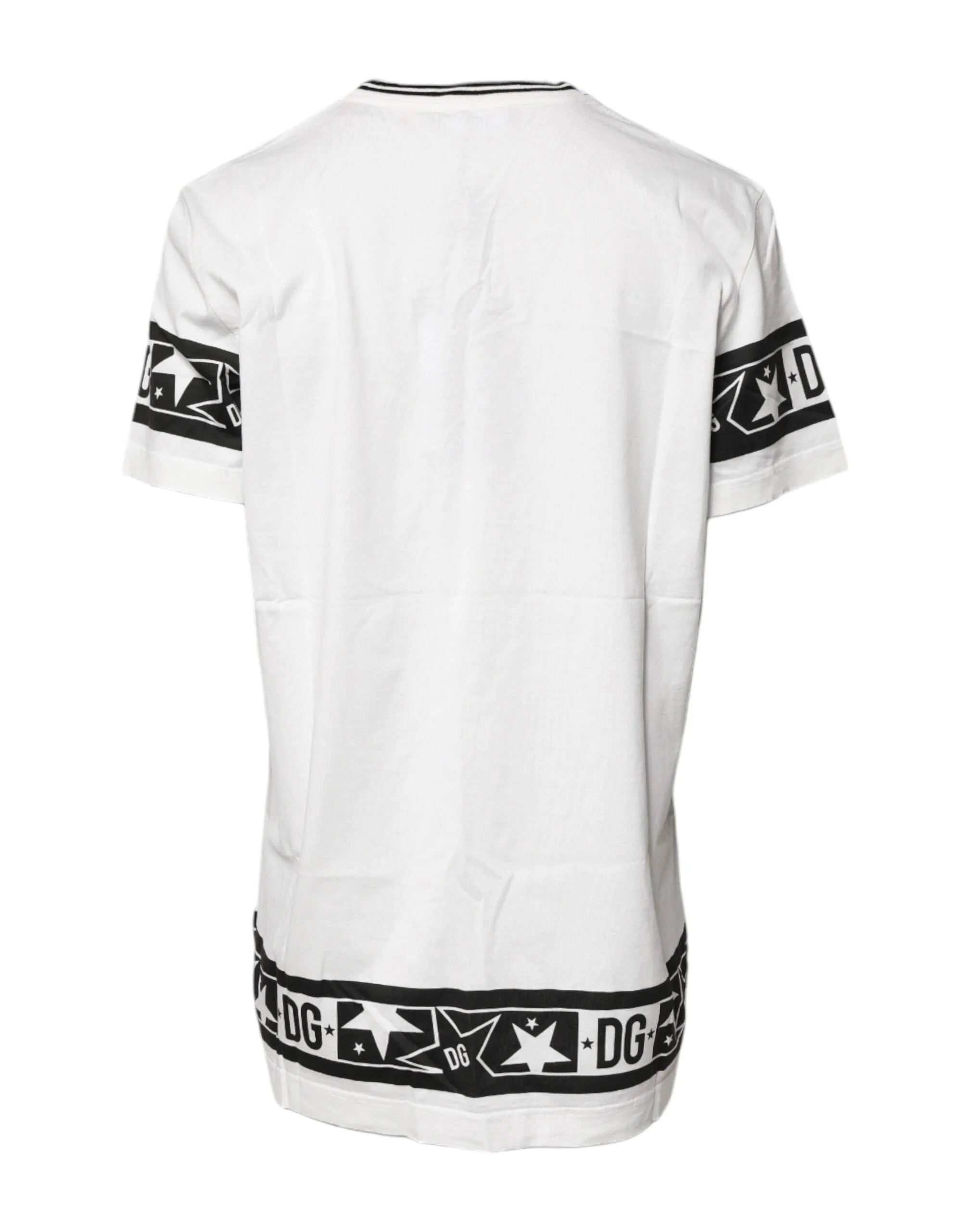 Dolce & Gabbana White #DGMillennials Cotton Crewneck T-shirt - T-Shirts