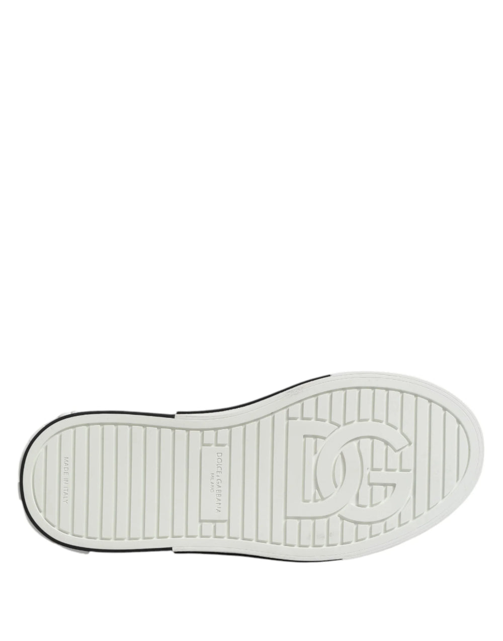 Dolce & Gabbana White Dotted Leather Slip On Men Sneakers Shoes - EU39/US6 - Sneakers