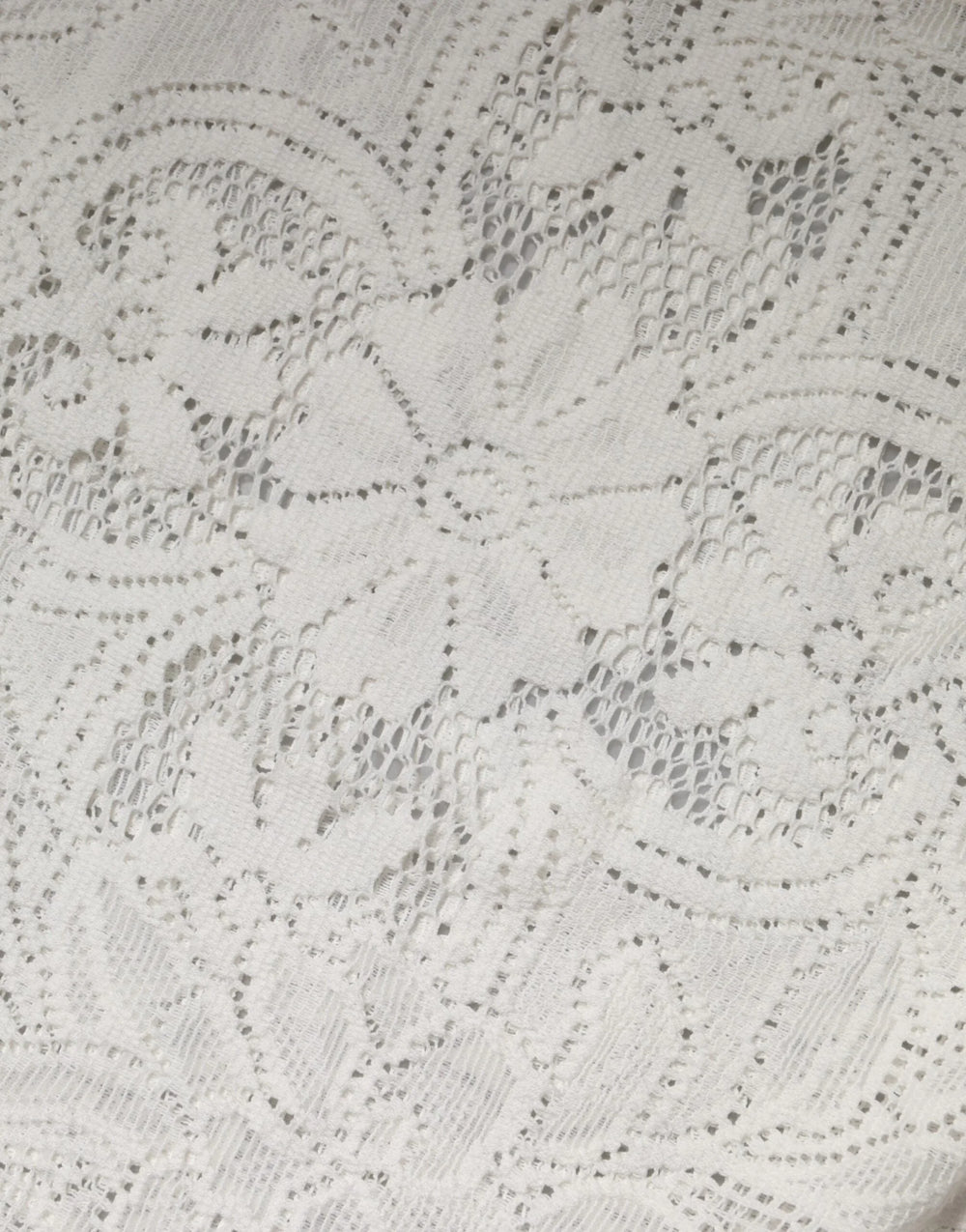 Dolce & Gabbana White Embroidery Lace Cotton Blouse Top - IT36|XXS