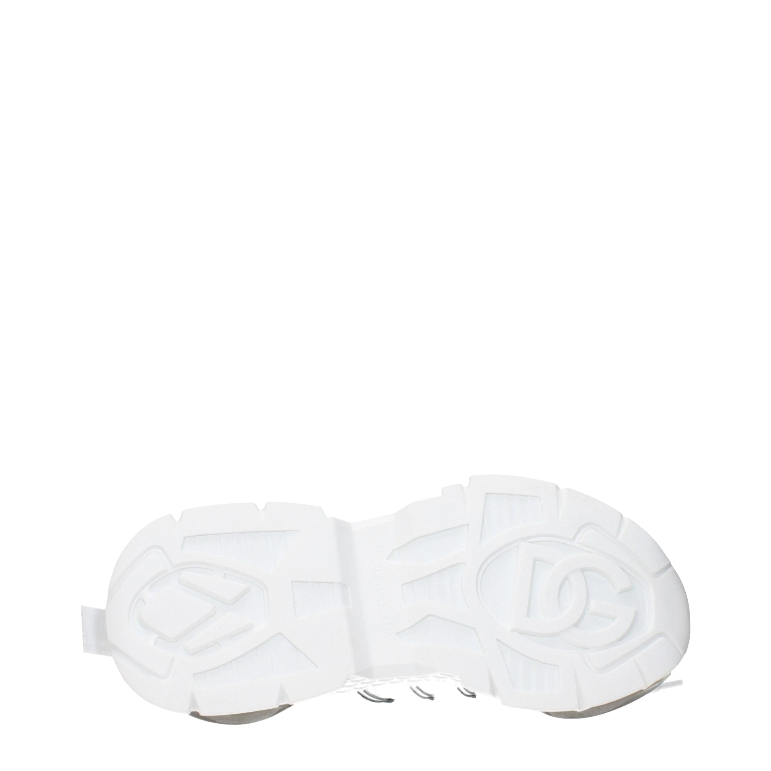 Dolce & Gabbana White Fabric Athletic Sneakers - EU42/US9