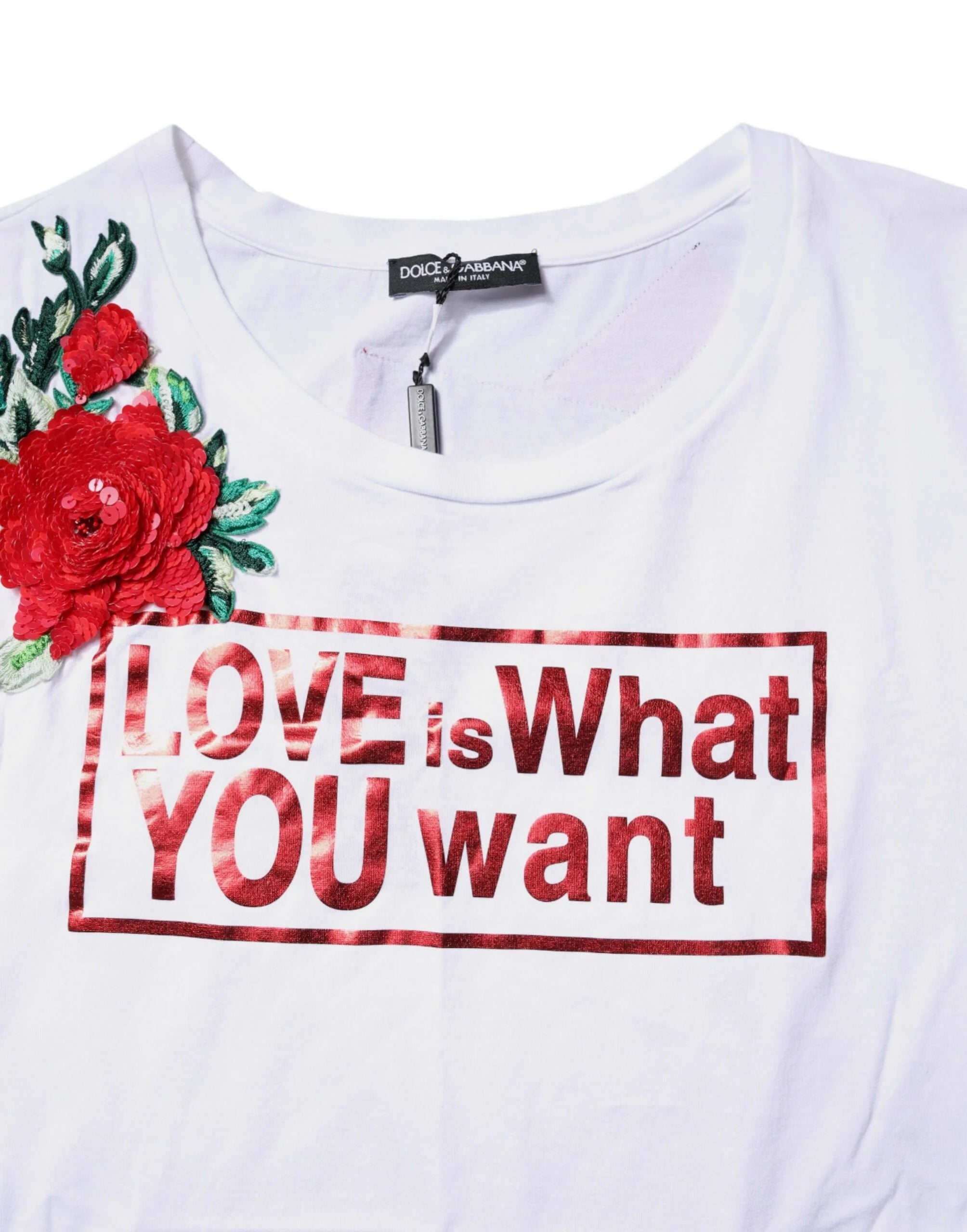 Dolce & Gabbana White Floral Graphic Print Sleeveless Tank Top - IT40|S - Tank Tops