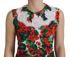 Dolce & Gabbana White Floral Wool Lace Vest Tank Top - Tank Tops