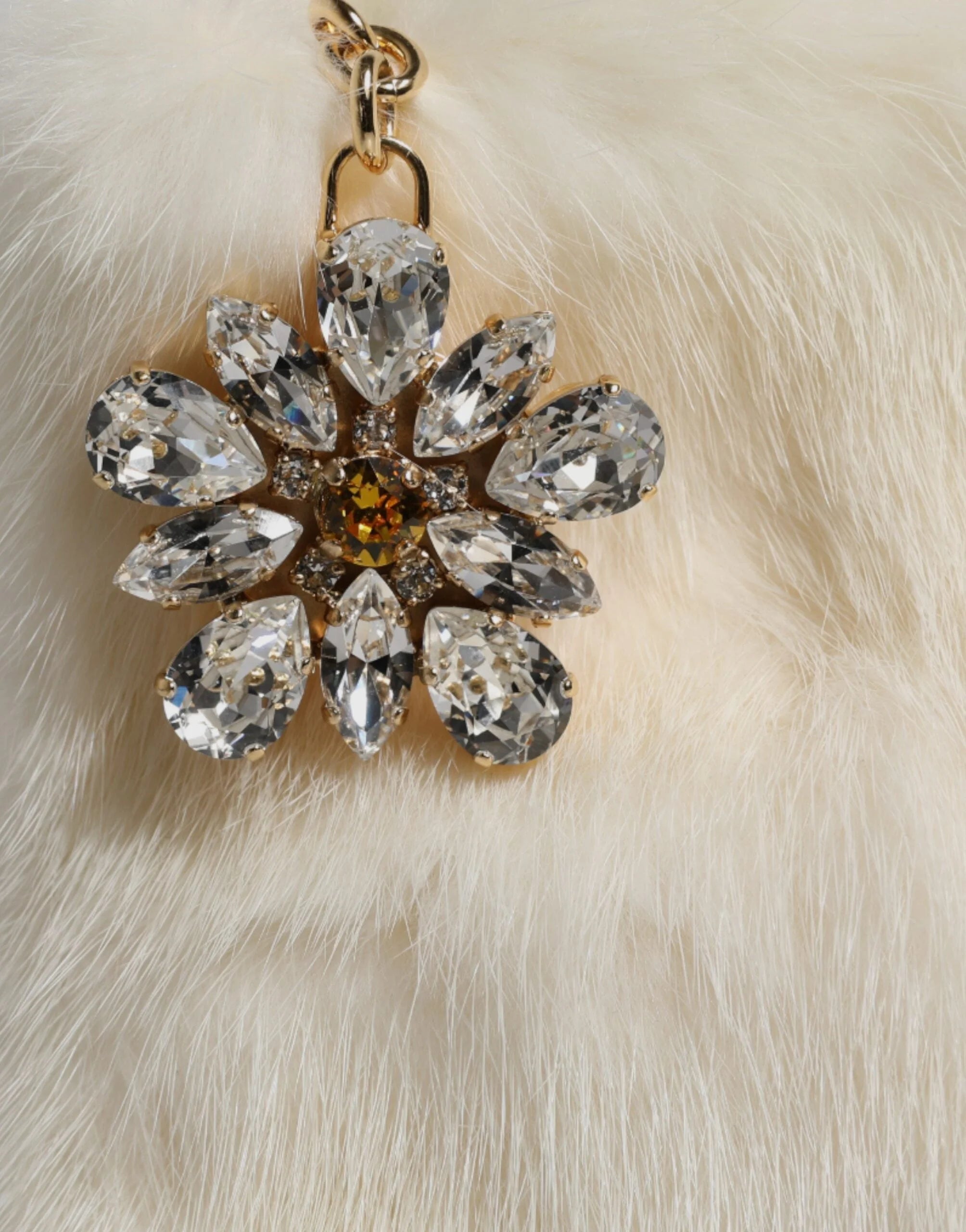 Dolce & Gabbana White Fur Handbag Clutch Purse Pouch Bag - Clutch Bags