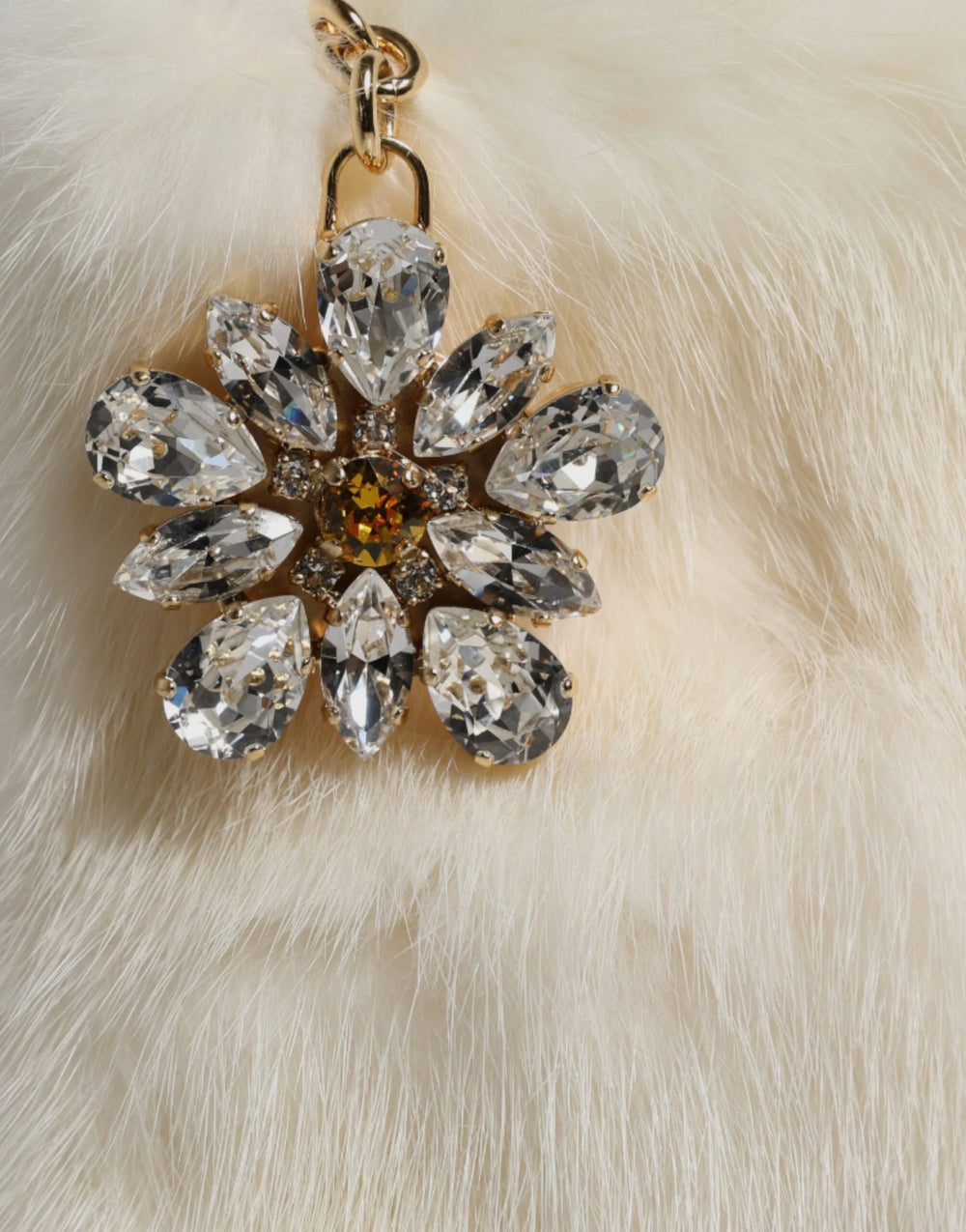 Dolce & Gabbana White Fur Handbag Clutch Purse Pouch Bag - Clutch Bags