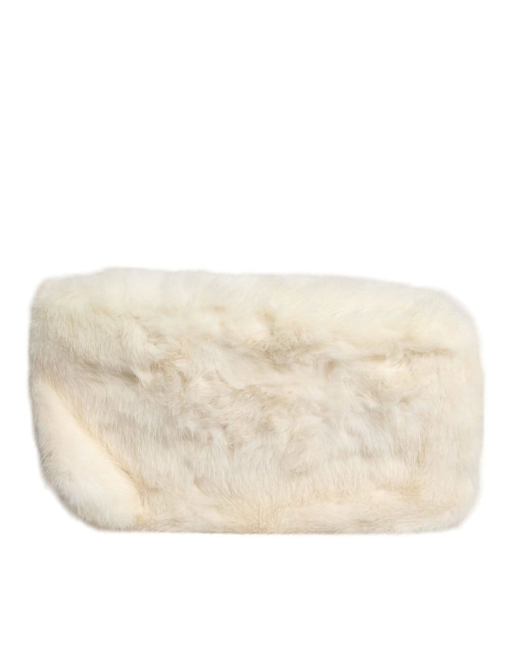 Dolce & Gabbana White Fur Handbag Clutch Purse Pouch Bag - Clutch Bags