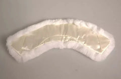 Dolce & Gabbana White Fur Shoulder Collar Wrap Shawl Scarf - Scarves & Shawls