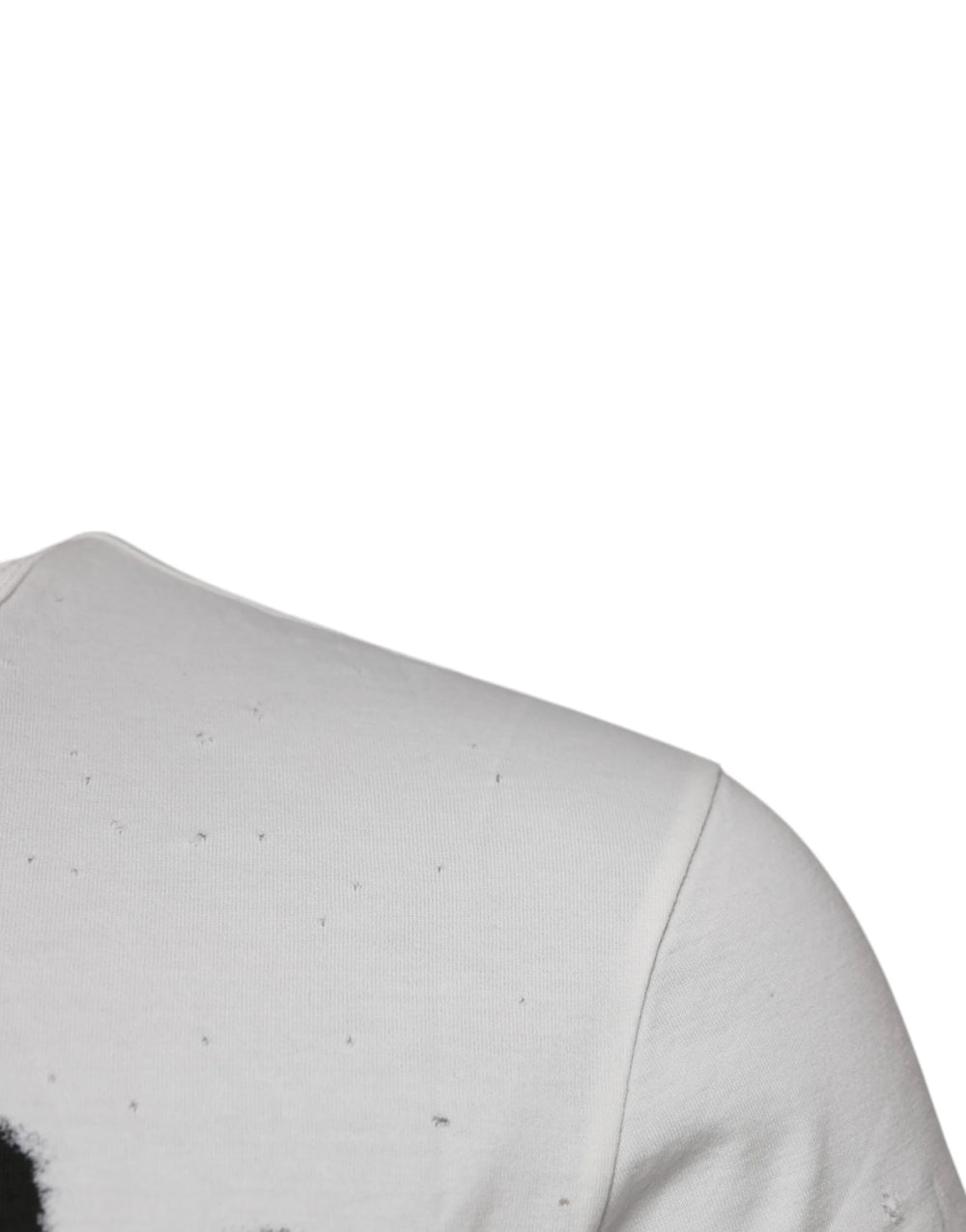 Dolce & Gabbana White Graphic Print Cotton Crew Neck T-shirt - IT46 | S - T-Shirts