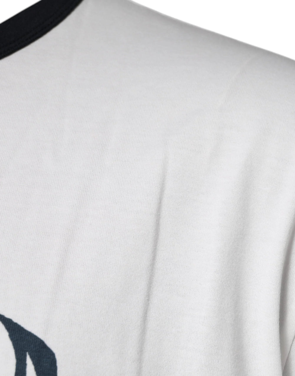 Dolce & Gabbana White Graphic Print Cotton Crew Neck T-shirt - IT60 | 3XL - T-Shirts