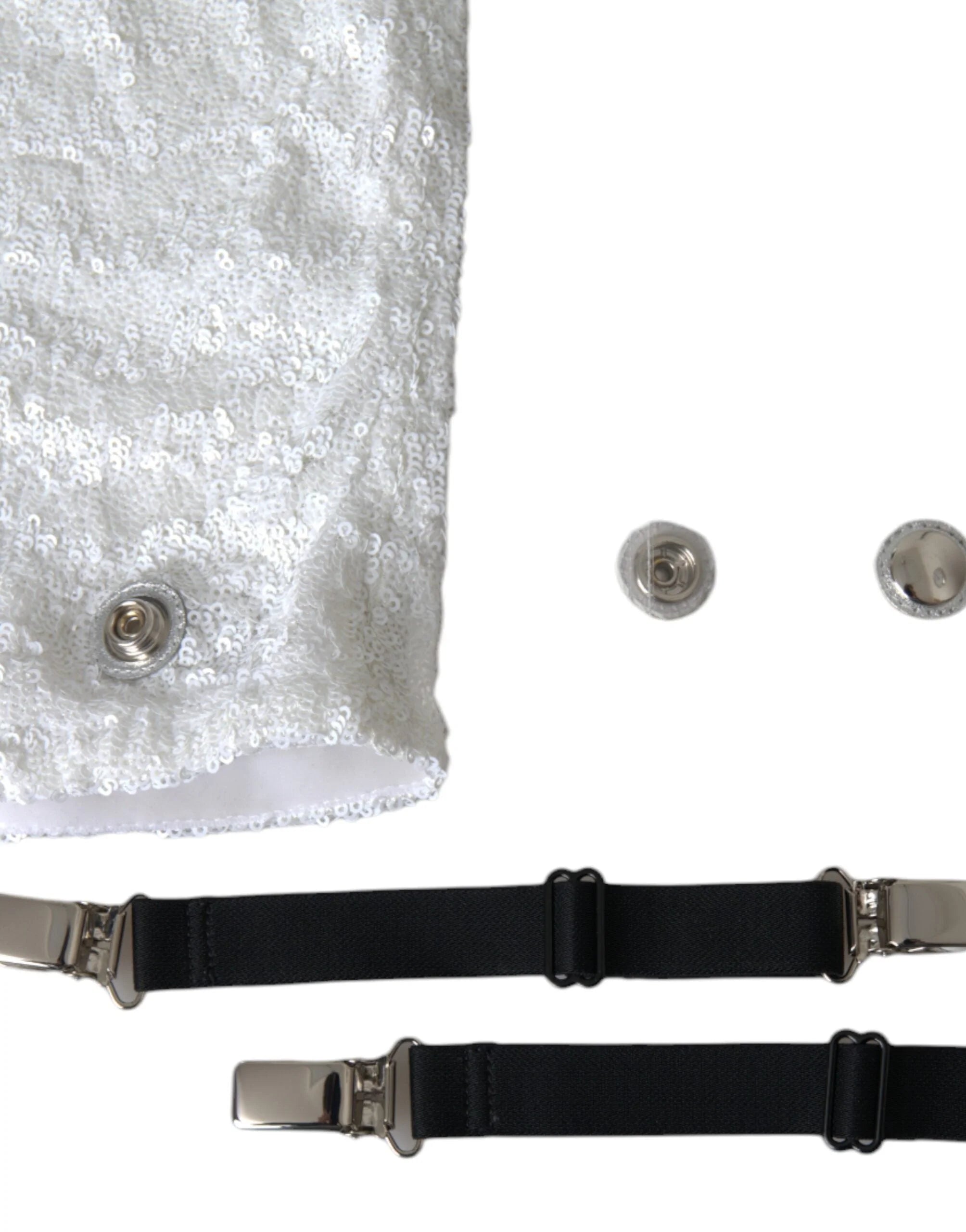 Dolce & Gabbana White Heels Stiletto Knee High Boots Shoes - Boots