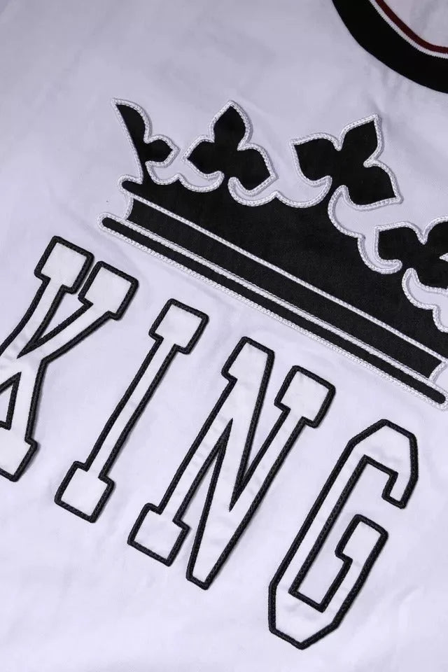 Dolce & Gabbana White Jersey Crew Neck Short Sleeves T-shirt - T-Shirts