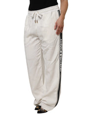 Dolce & Gabbana White Jogger Sweatpants Pants - IT48|XXL - Joggers