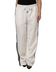 Dolce & Gabbana White Jogger Sweatpants Pants - IT48|XXL - Joggers