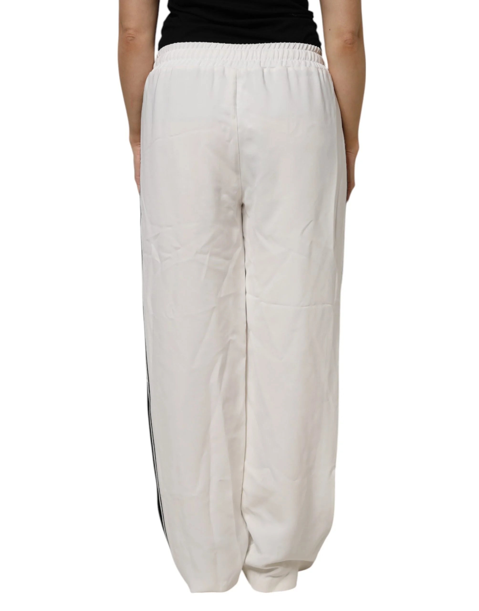 Dolce & Gabbana White Jogger Sweatpants Pants - IT48|XXL - Joggers