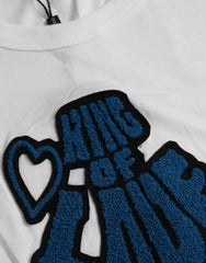 Dolce & Gabbana White King Of Love Round Neck Short Sleeves T-shirt - T-Shirts