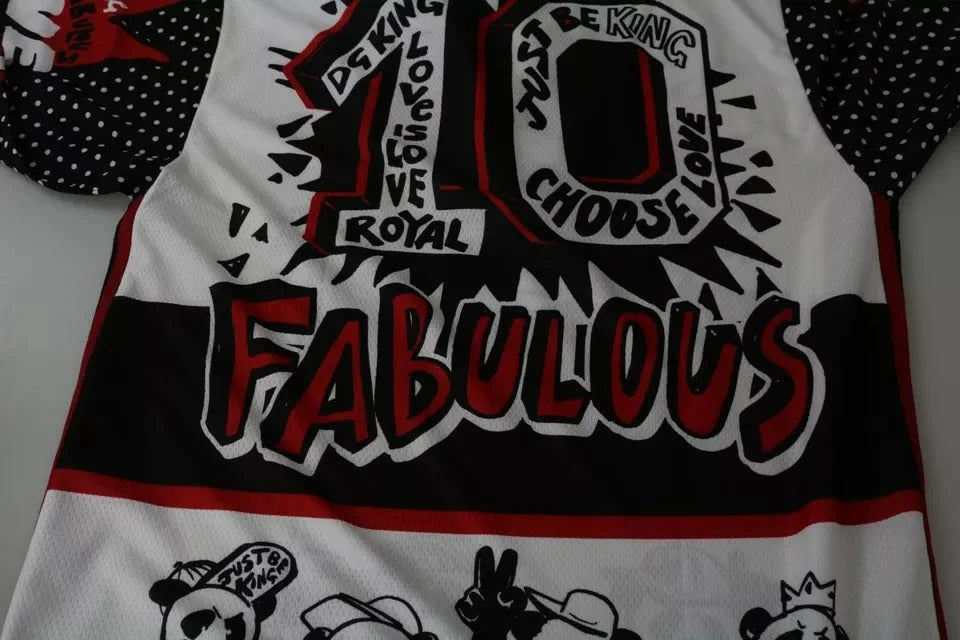 Dolce & Gabbana White King Panda Polyester T-shirt Top - T-Shirts