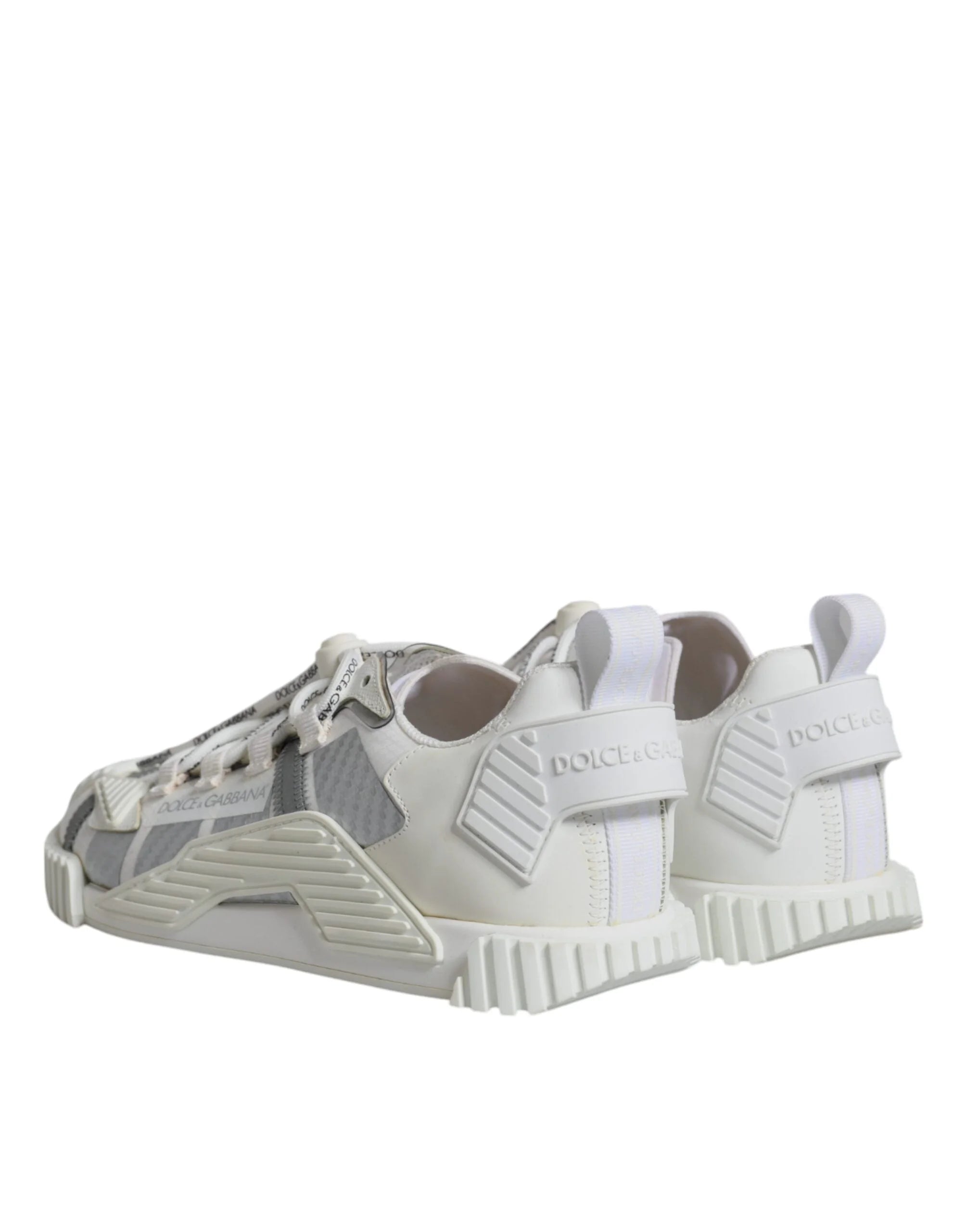 Dolce & Gabbana White Lace Up Low Top NS1 Sneakers Shoes - EU41/US8 - Sneakers