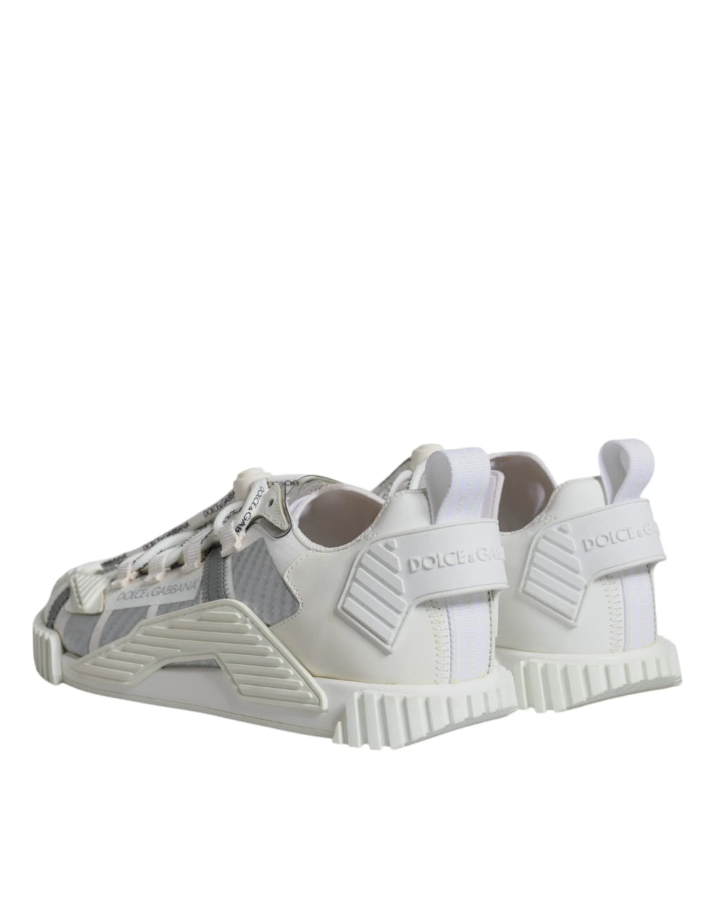 Dolce & Gabbana White Lace Up Low Top NS1 Sneakers Shoes - EU41/US8 - Sneakers