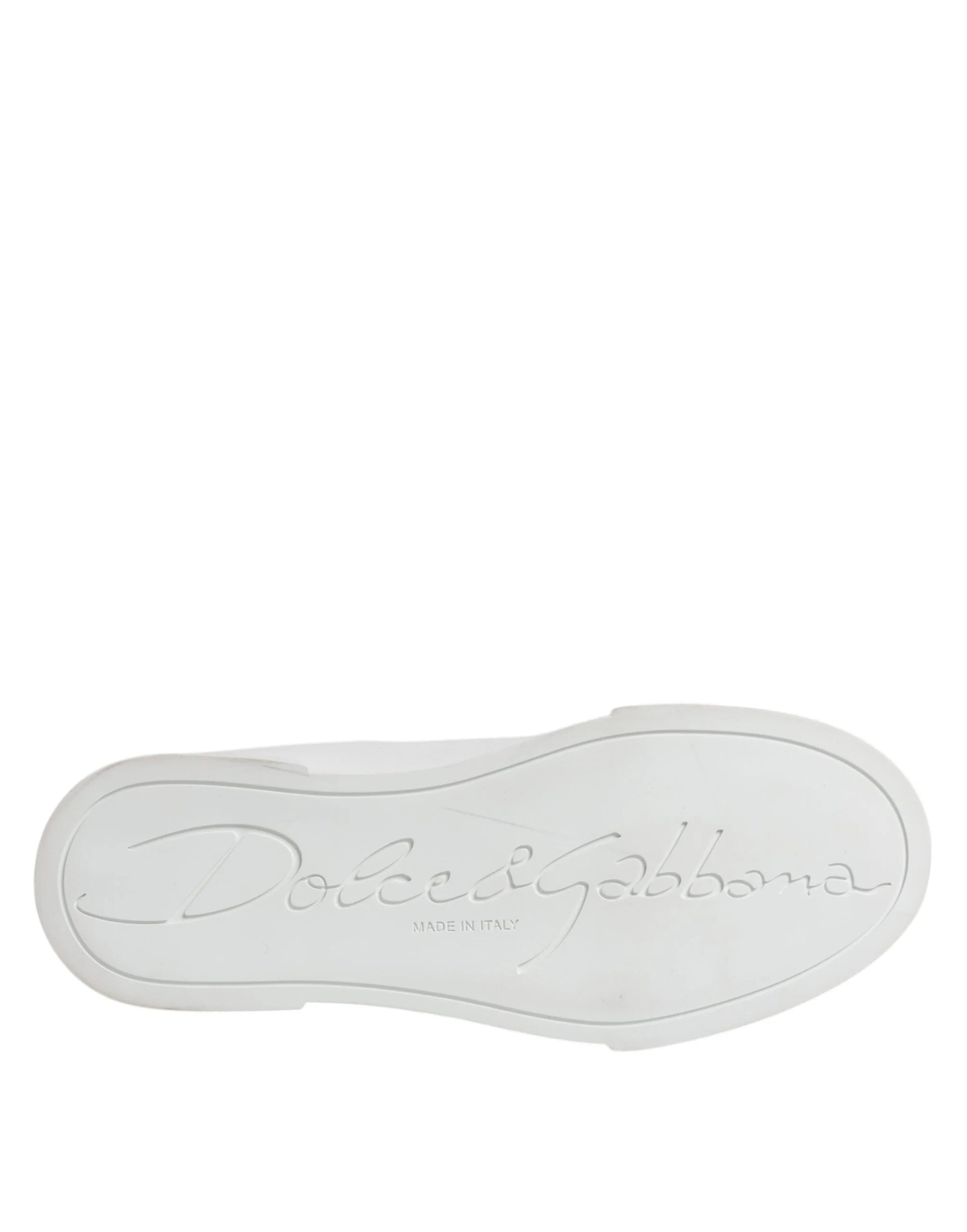 Dolce & Gabbana White Leather Classic Low Top Sneakers Shoes - EU35.5/US5 - Sneakers