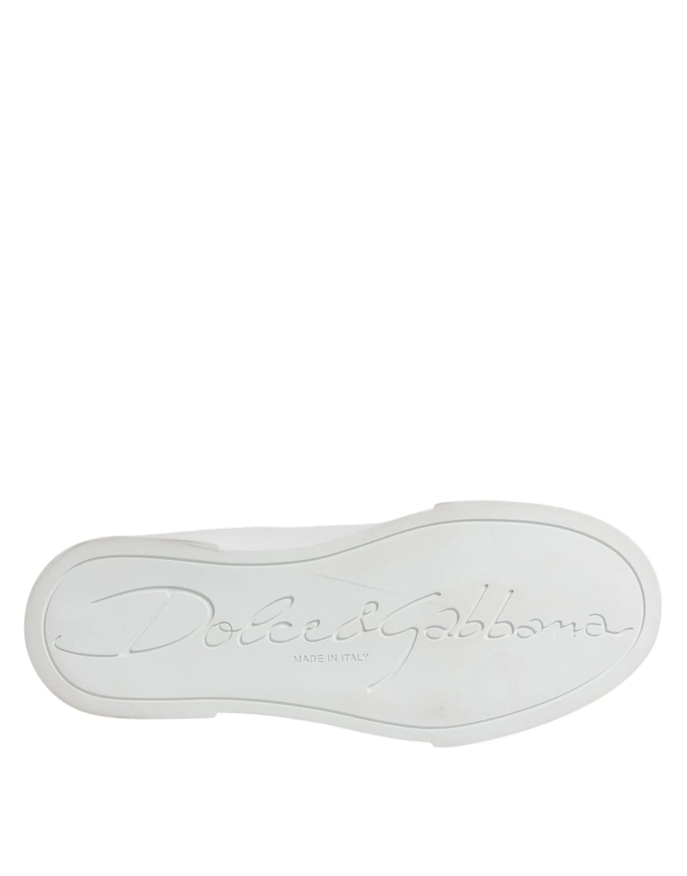 Dolce & Gabbana White Leather Classic Low Top Sneakers Shoes - EU35.5/US5 - Sneakers