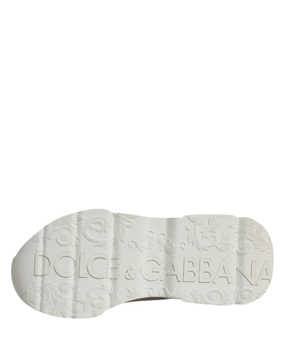 Dolce & Gabbana White Leather Daymaster Low Top Sneakers Shoes - EU39/US6 - Sneakers