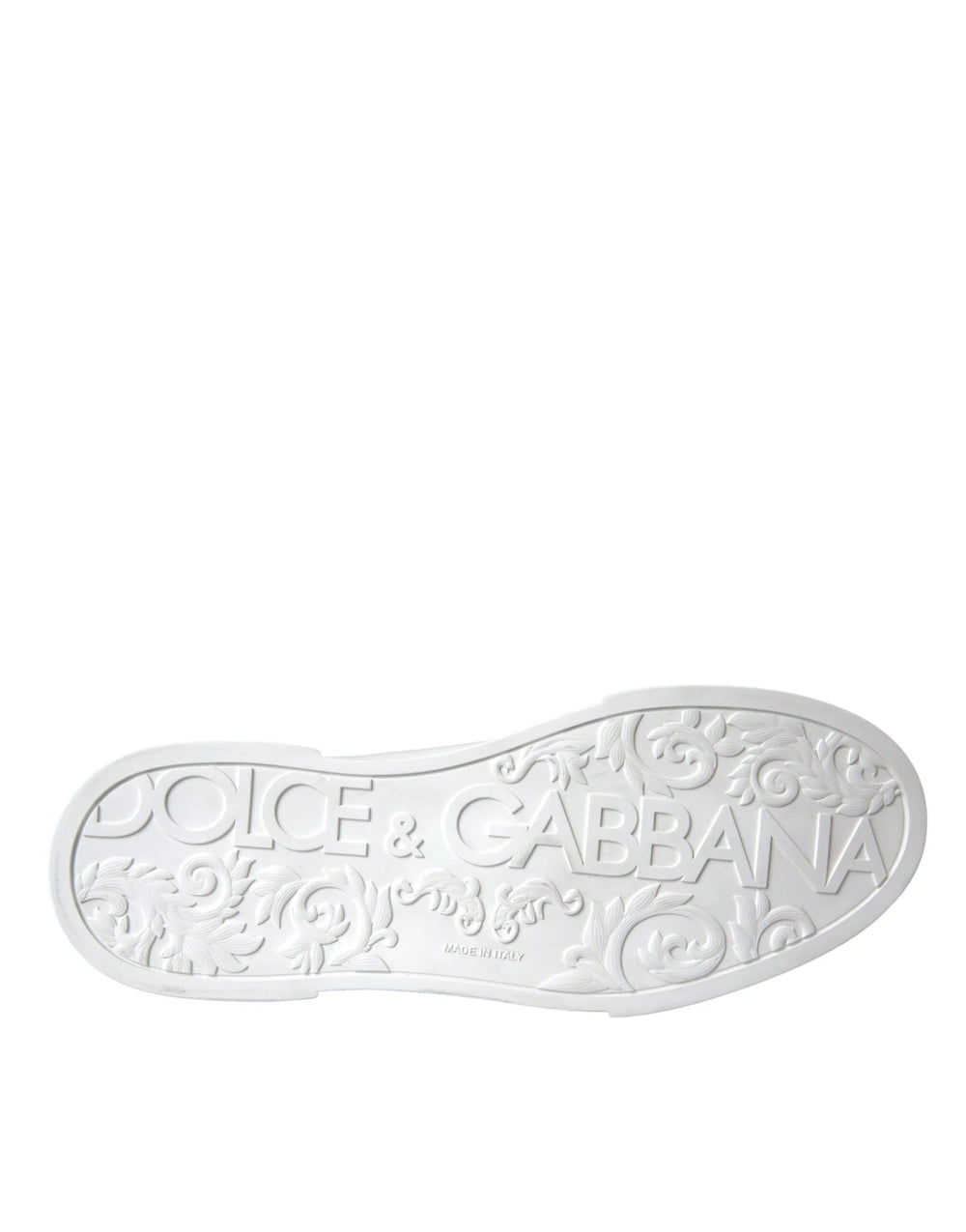 Dolce & Gabbana White Leather DG Logo Casual Low Top Sneakers Shoes - EU39.5/US6.5