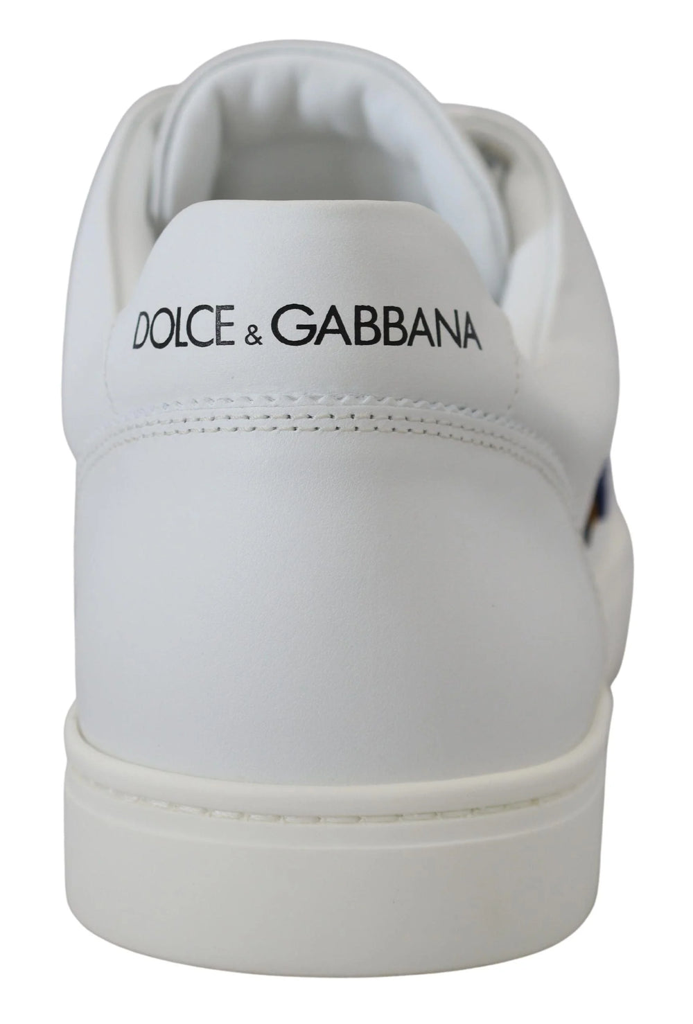 Dolce & Gabbana White Leather DG Logo Casual Sneakers Shoes - EU39.5/US6.5 - Sneakers