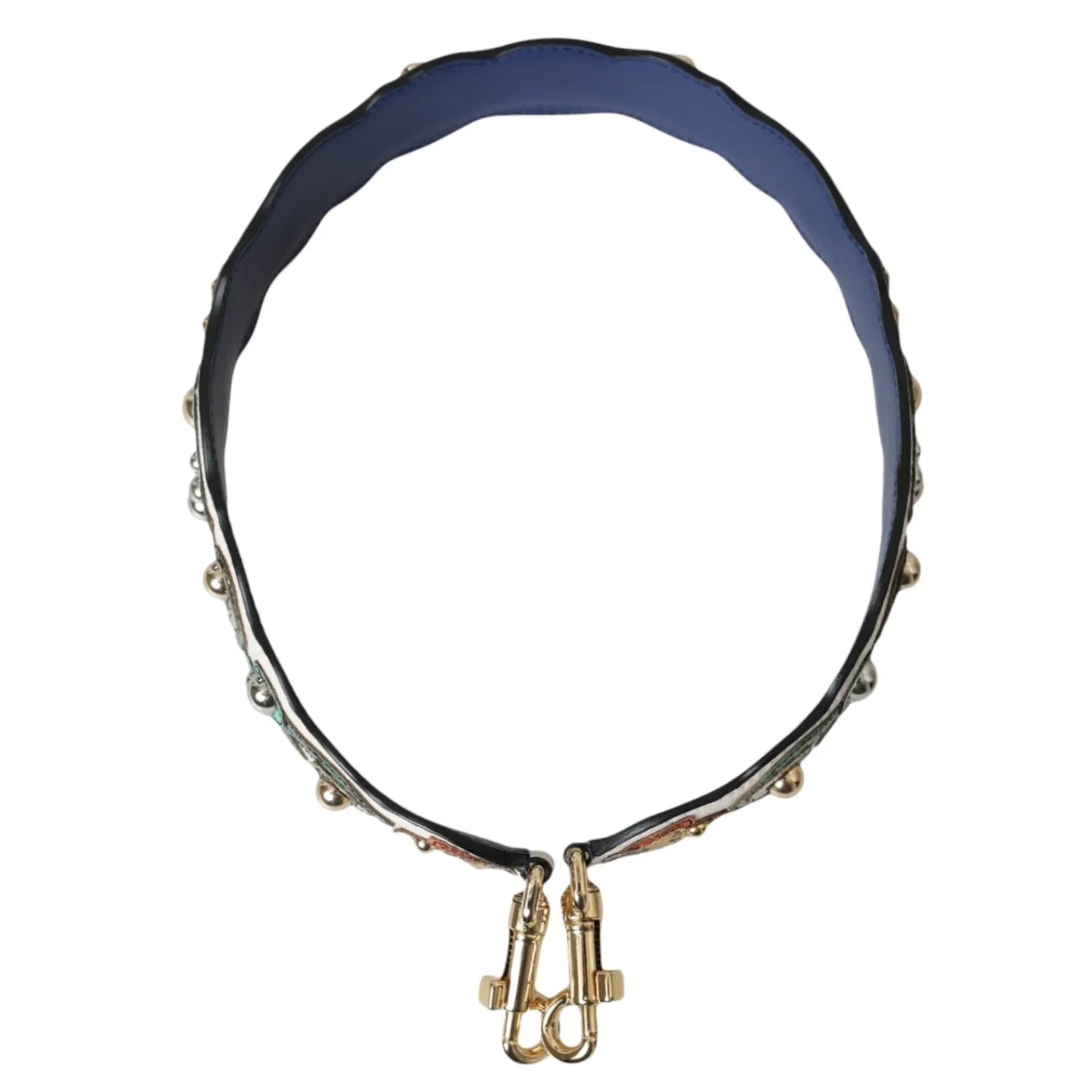 Dolce & Gabbana White Leather Handbag Belt Accessory Shoulder Strap - Handbag & Wallet Accessories