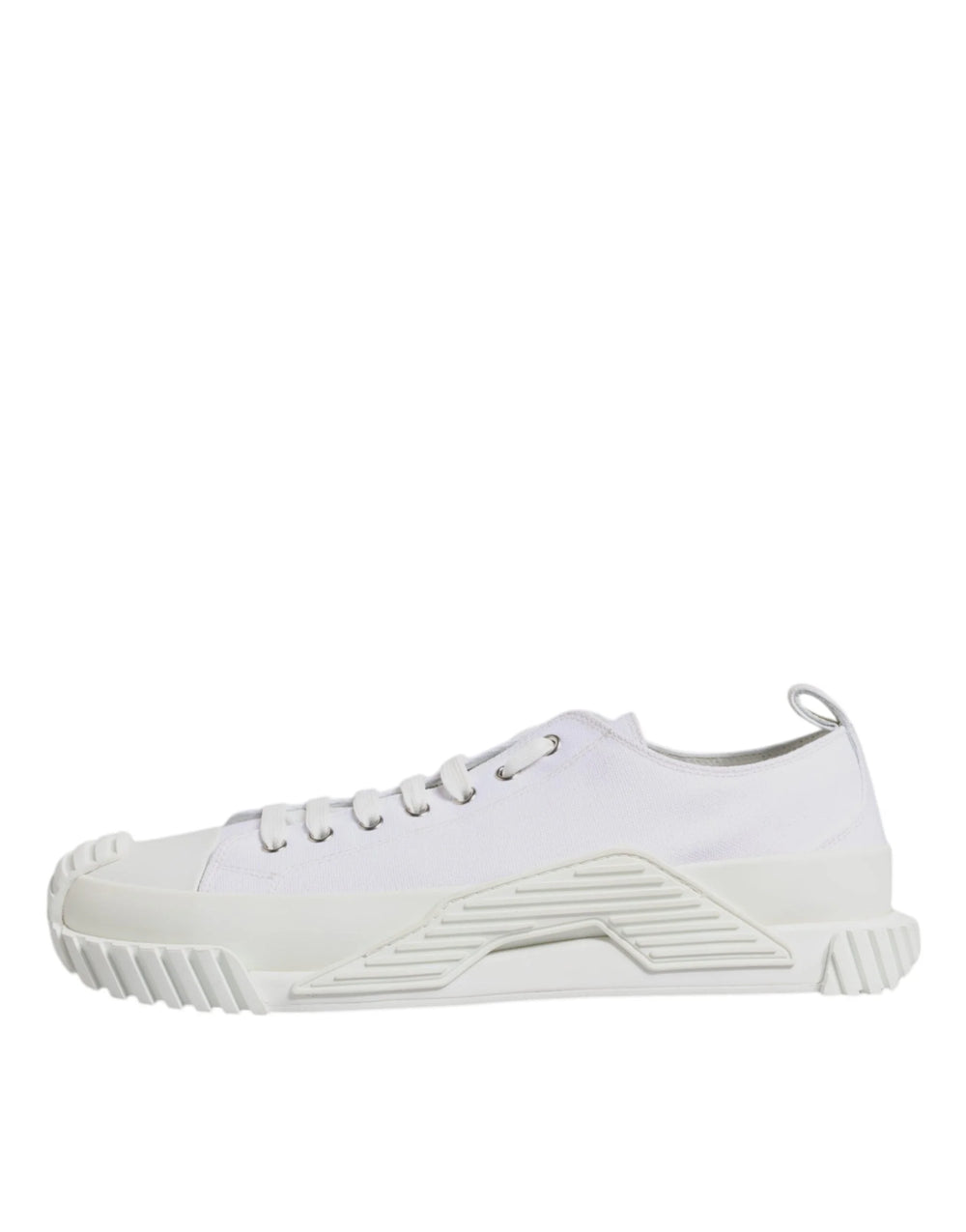 Dolce & Gabbana White Leather Low Top NS1 Sneakers Shoes - EU44/US11 - Sneakers