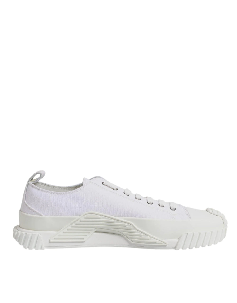 Dolce & Gabbana White Leather Low Top NS1 Sneakers Shoes - EU44/US11 - Sneakers