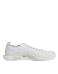 Dolce & Gabbana White Leather Low Top NS1 Sneakers Shoes - EU44/US11 - Sneakers