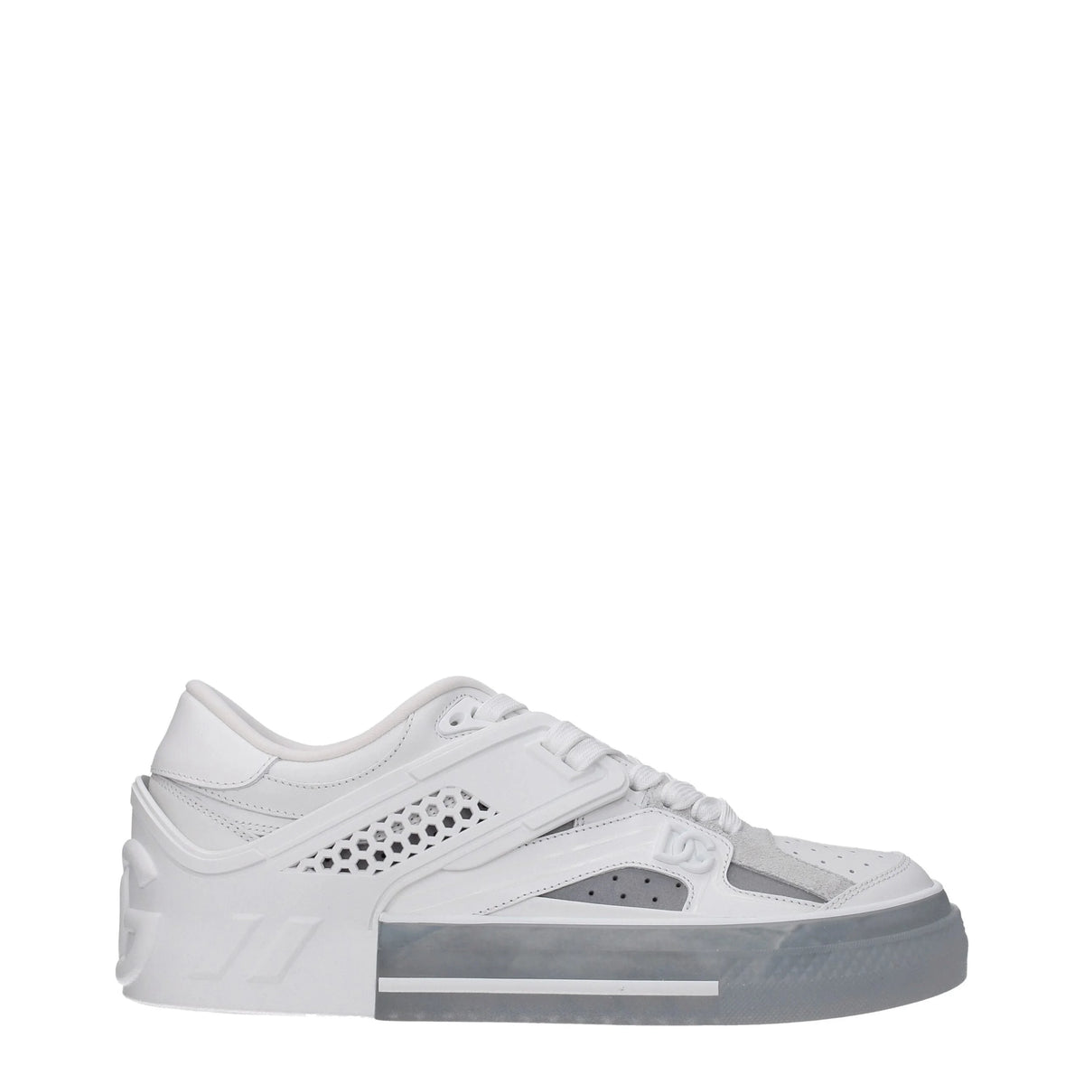 Zapatillas bajas Dolce & Gabbana de cuero blanco