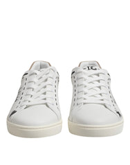 Dolce & Gabbana White Leather MILANO Low Top Sneakers Shoes - Sneakers