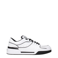Dolce & Gabbana White Leather Sneakers