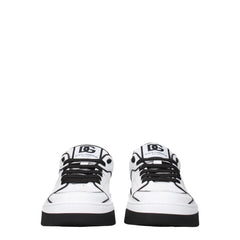 Dolce & Gabbana White Leather Sneakers