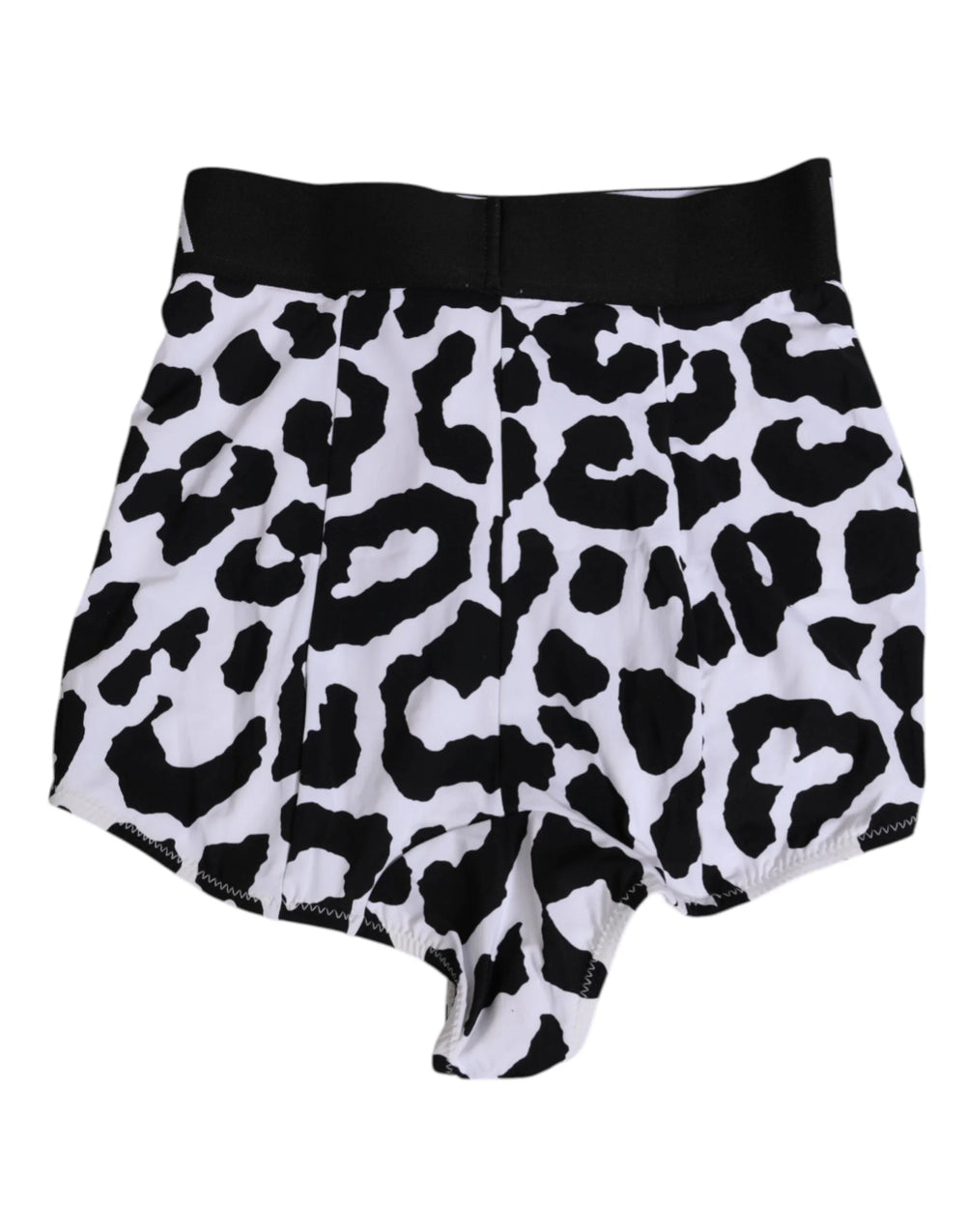 Dolce & Gabbana White Leopard Nylon High Waist Girdle Underwear - IT2 | S - Briefs