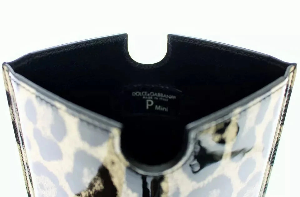 Dolce & Gabbana White Leopard Pattern Leather eBook Cover Tablet Case - Handheld Device Accessories