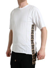 Dolce & Gabbana White Logo Crew Neck Short Sleeves T-shirt - IT44 | XS - T-Shirts